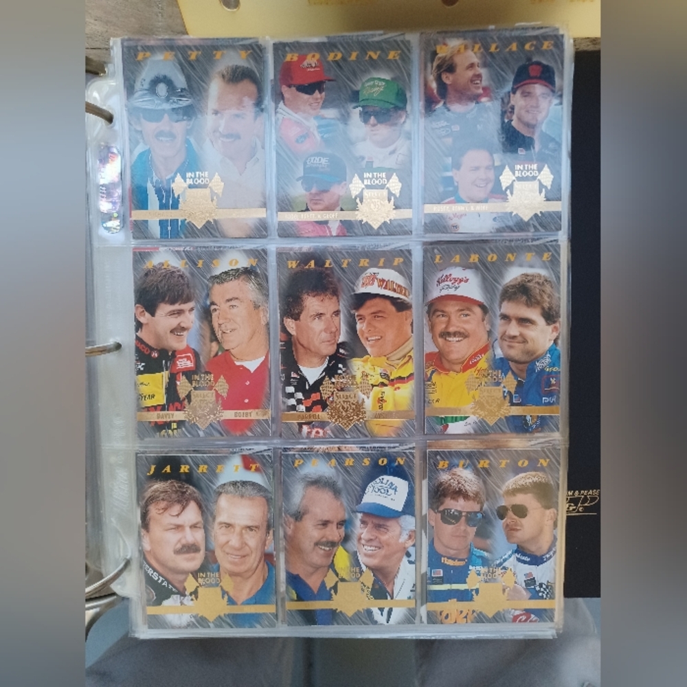 1995 Select NASCAR Racing Insert Card Lot – Spotters, Young Stars...